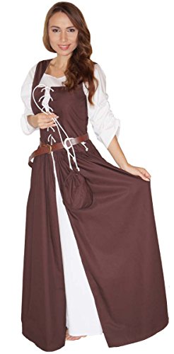 Maylynn 14261-S - Traje Medieval Disfraz de Criada Campesina Medieval Celia, Talla S ca. 38/40